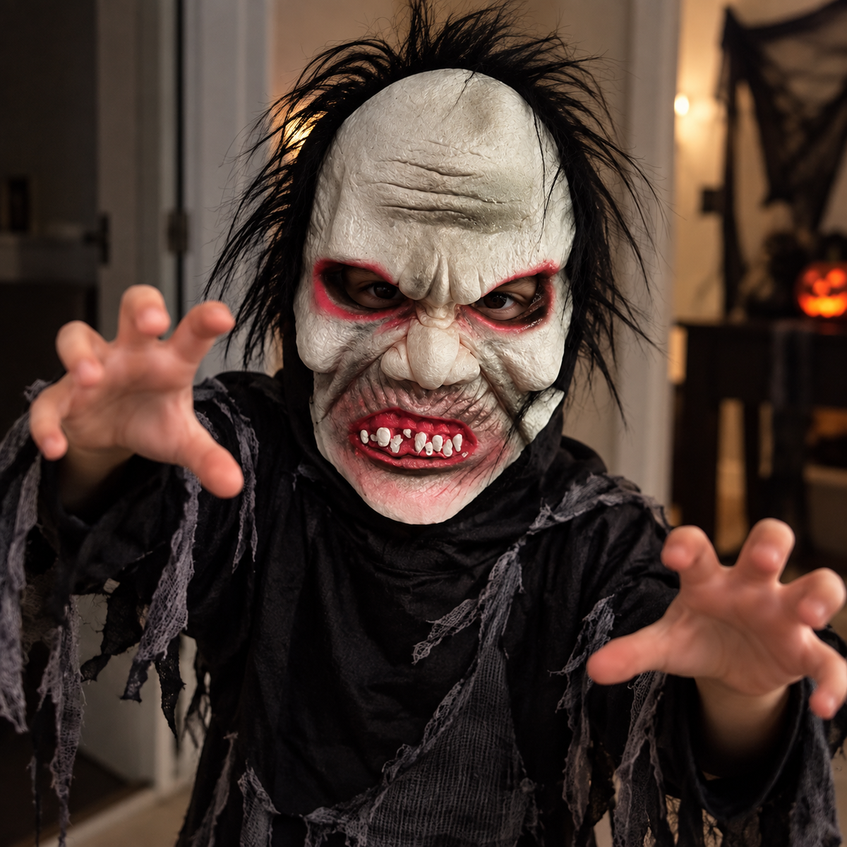 Skräckmask – Zombie & Halloweenmask