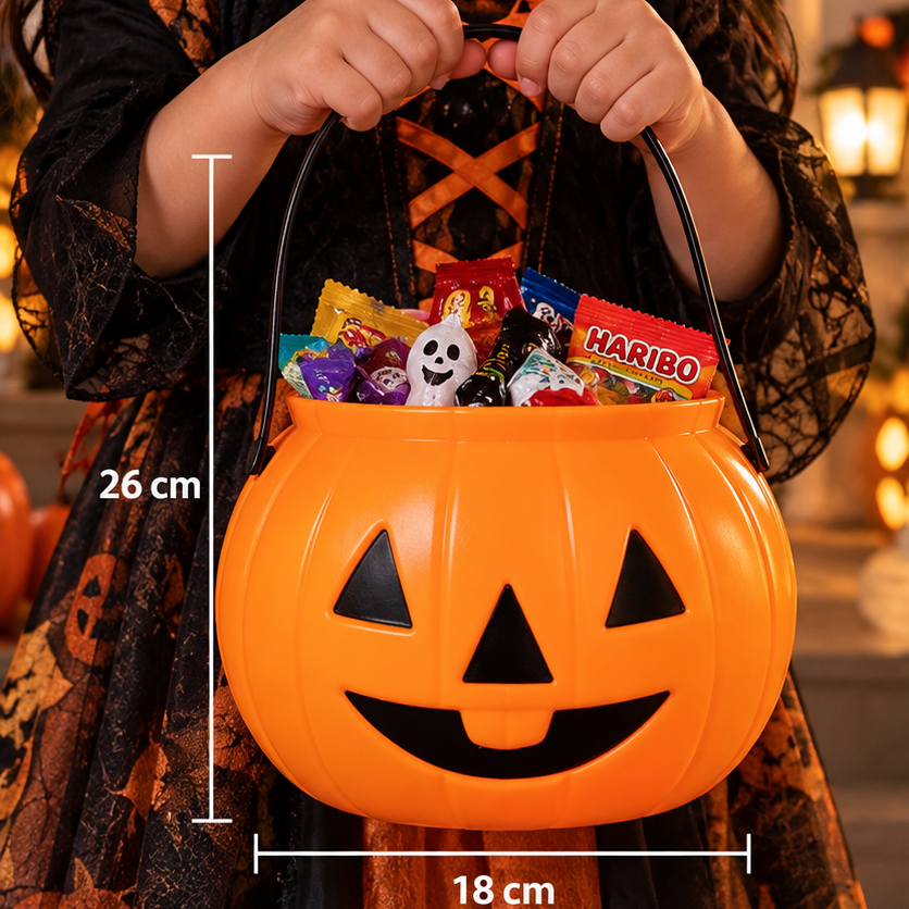 Lysande Halloween-Pumpa – Godishink för Barn