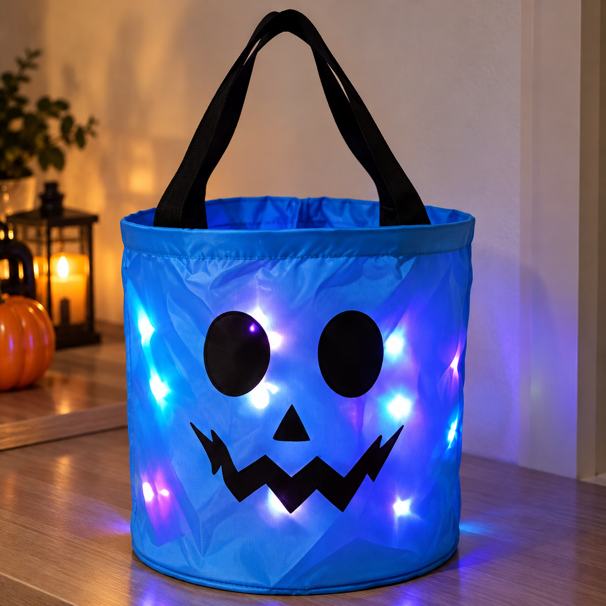 Halloween-Godishink med Ljus