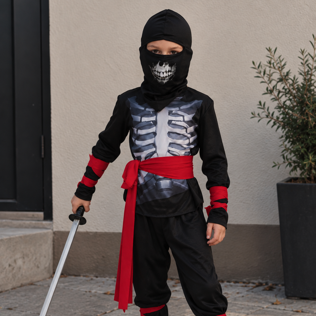 Halloweenkostym för Pojkar – Skelettdräkt för Maskerad