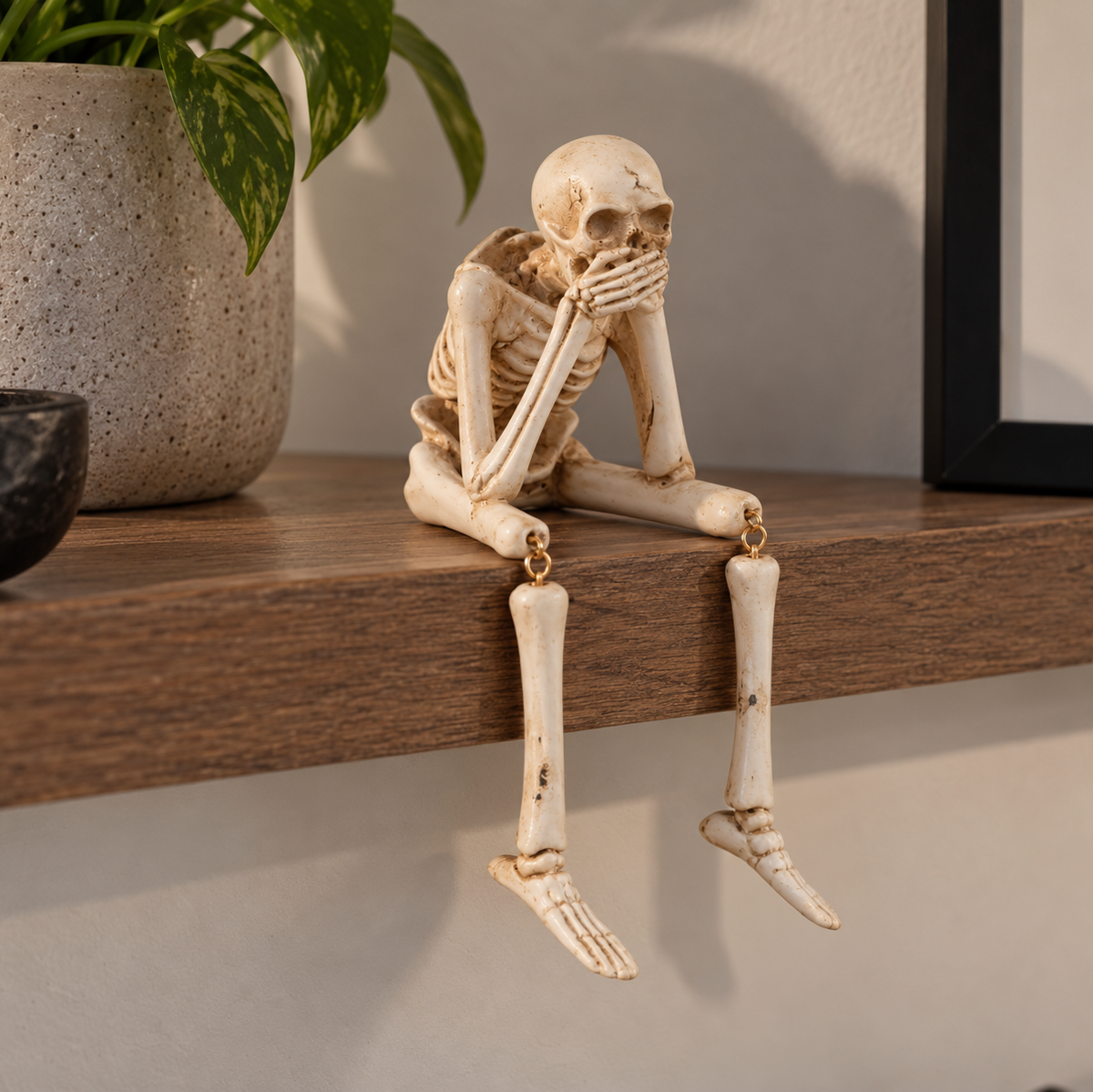 Halloween Dekoration – Spöke med Dödskalle