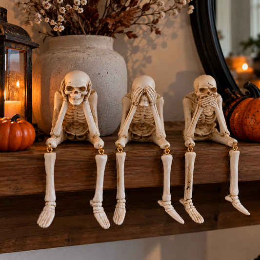 Halloween Dekoration – Spöke med Dödskalle