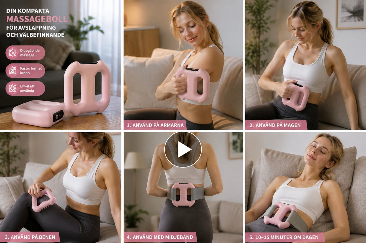 Elektrisk Massageboll – Vibrationsmassage för Hela Kroppen