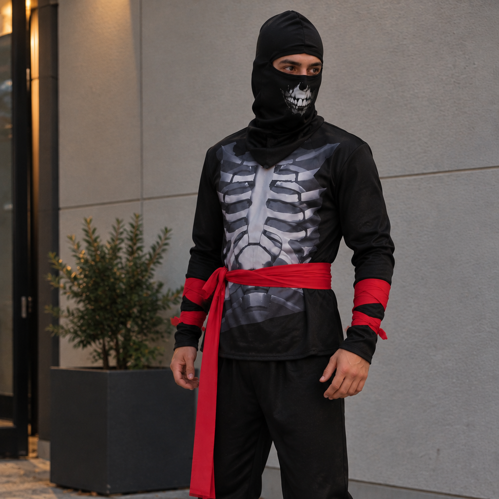 Halloweenkostym för Pojkar – Skelettdräkt för Maskerad